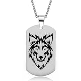 2021 New Wolf Tag Necklace