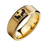 2021 New The Two Wolf Ring