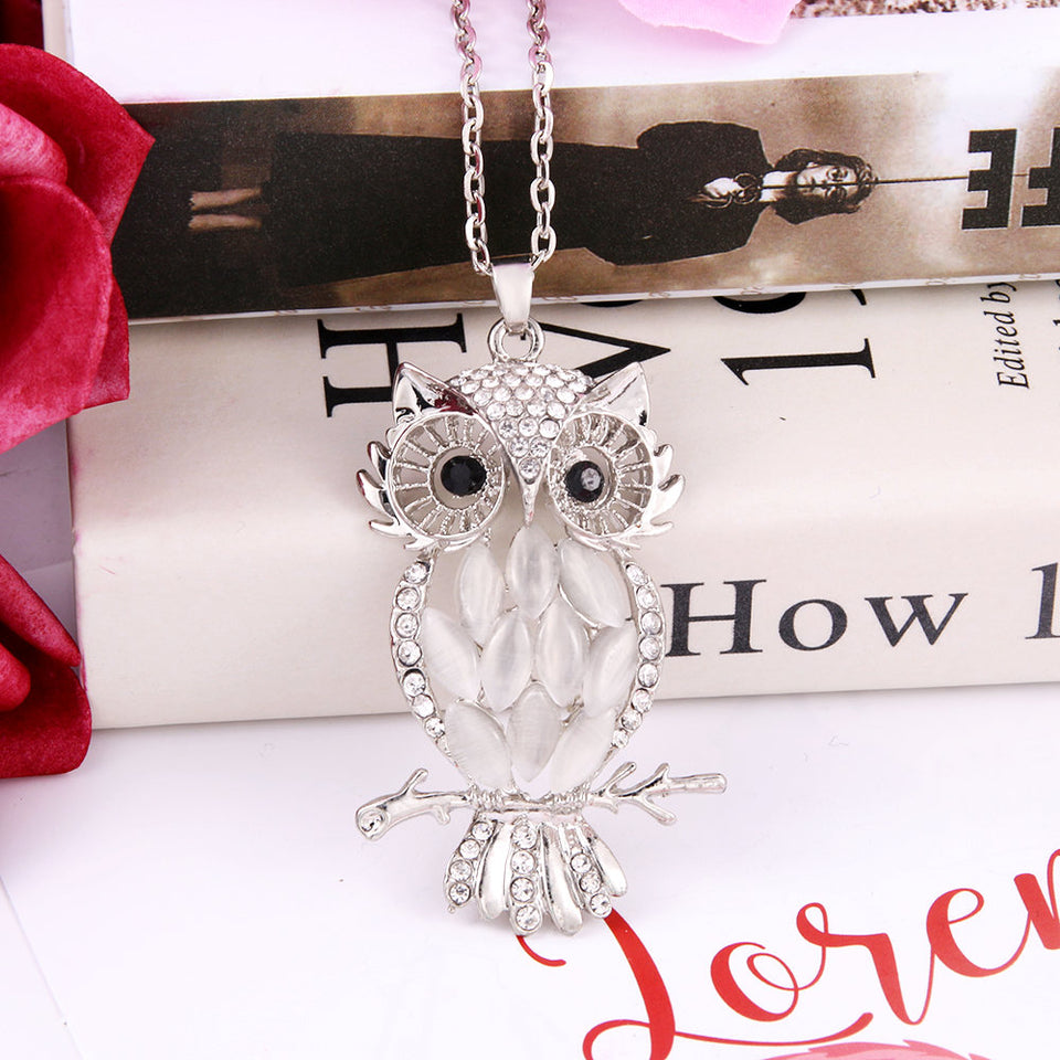 2021 High Quality Owl Snap Necklace