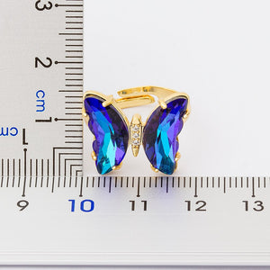 2021 New Design Gorgeous Butterfly Ring