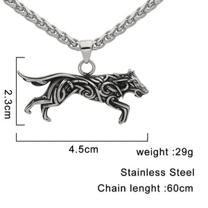 2021 New Viking Wolf Necklace