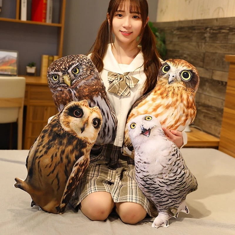 2022 New Owl Plush Sleeping Pillows