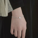 New 925 Silver Butterfly Bracelet for Women