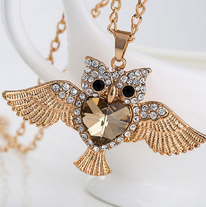 2021 New Vintage Owl Charms Necklace