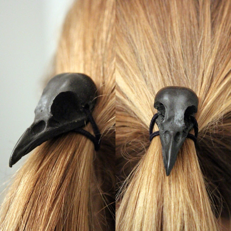 2022 New Gothic Crow Skull Hairband