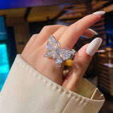 2021 New Resizable butterfly ring