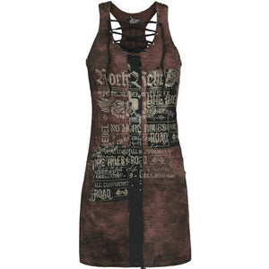 2021 New Skull Vest Sexy Style for Womens