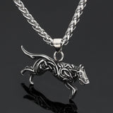 2021 New Viking Wolf Necklace
