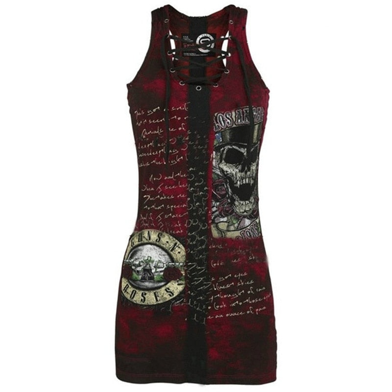 2021 New Skull Vest Sexy Style for Womens
