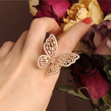 2021 New Resizable butterfly ring