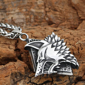 2021 New Nordic Viking Wolf Rune Necklace