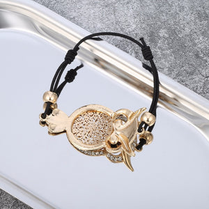 2022 New Vintage Hollow Owl Charm Bracelet