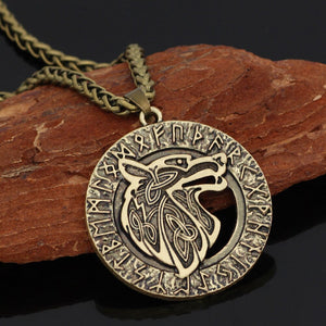 2021 New odin wolf necklace