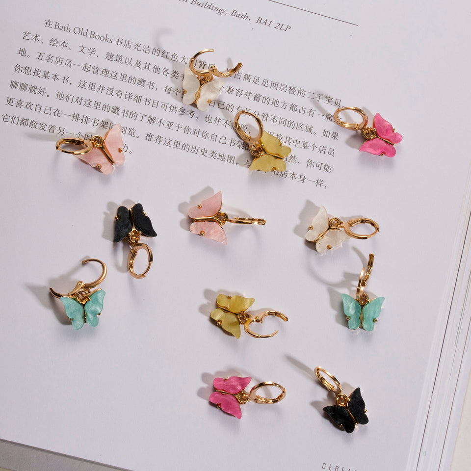 2021 New Fashion Design Butterfly Earrings