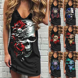 2021 New Skull Mini Dress