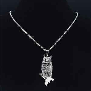 2021 Animal Owl Necklace for Men/Women
