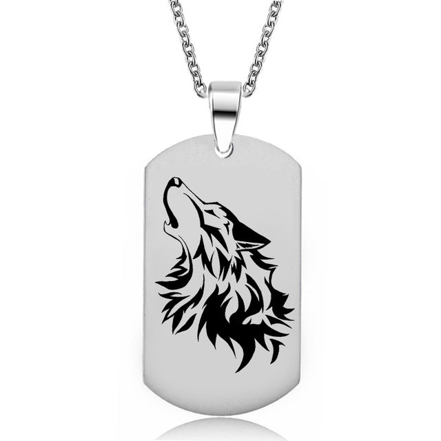2021 New Wolf Tag Necklace