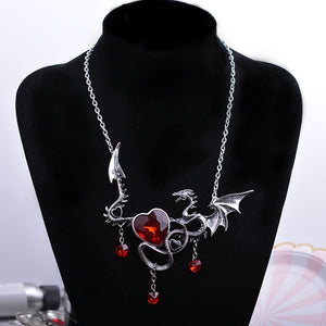 Women Dragon Necklace
