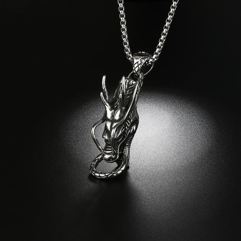 Cross Angel Dragon Necklace