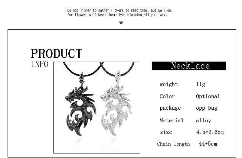 Flame Dragon Necklace