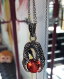 Red Dragon Claws Necklace