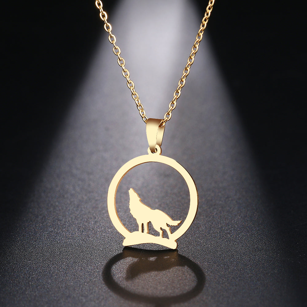 2021 Wolf On The Hill  Necklace