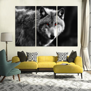 Wolf Painting Canvas Wall Art