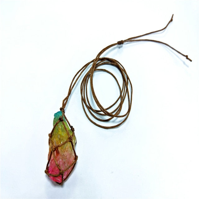 Natural Stone Copper Necklace