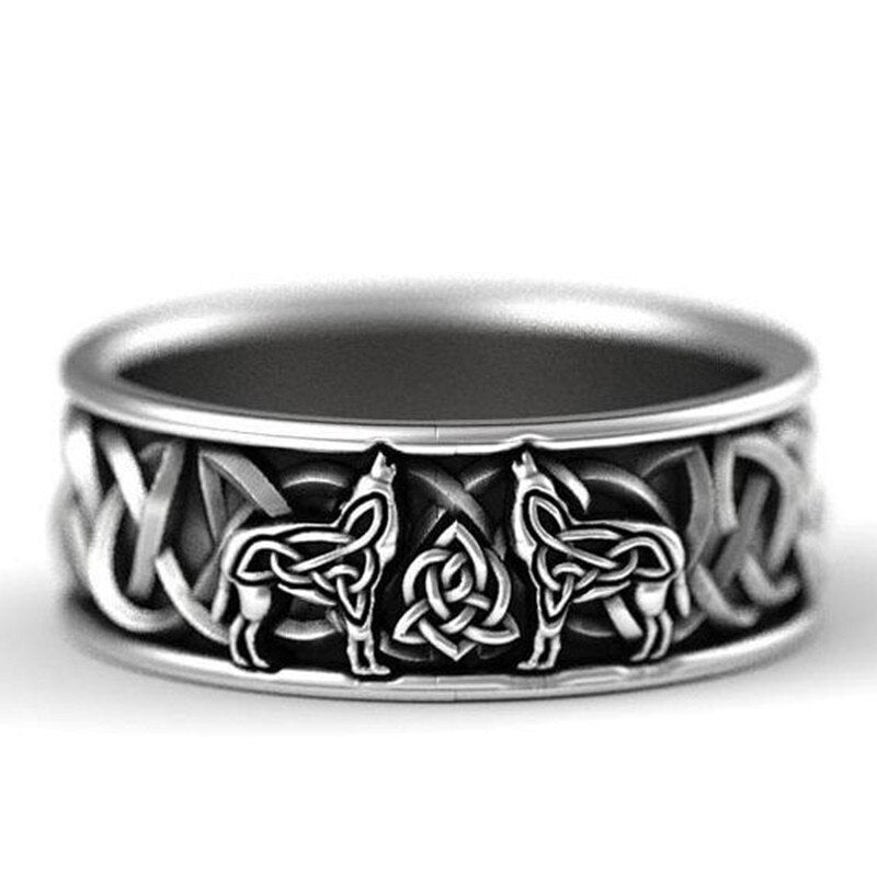 High Quality Giant Wolf Ring