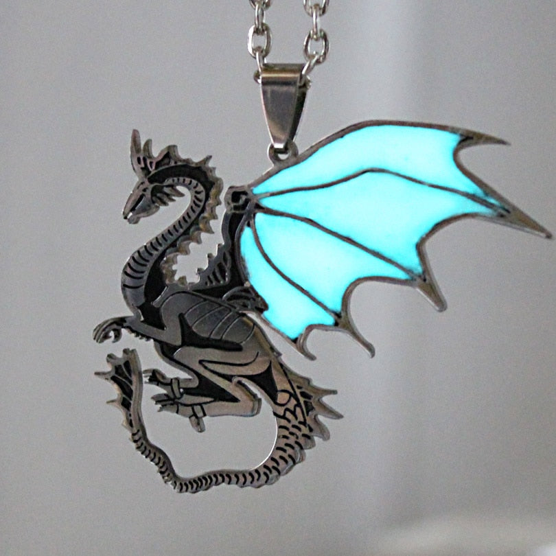 Dragon GLOW in the DARK Necklace