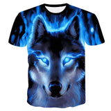 Wolf 3D Print Tshirt