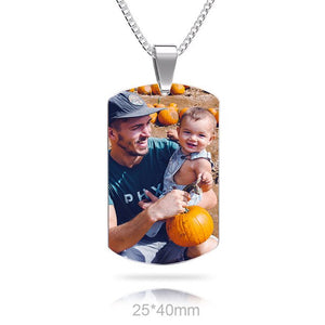 2021 Personalized Printing Colour Photo Necklace