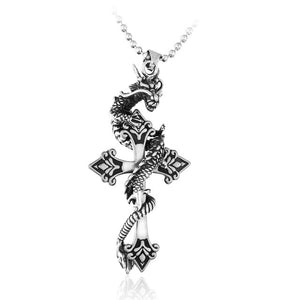 soldier dragon necklace
