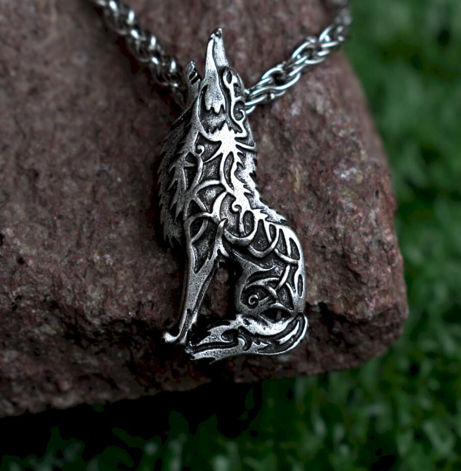 1pcs Norse Wolf necklace