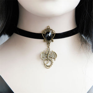 2021 New Gothic Dragon Necklaces