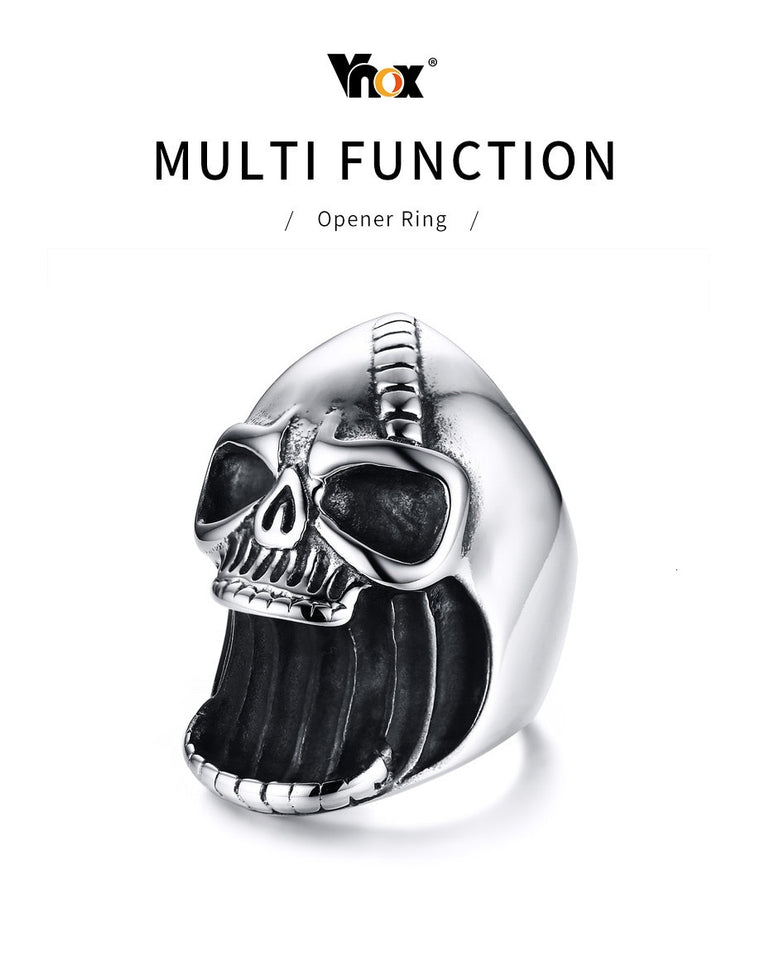 2021 New Multi Function Skull Ring