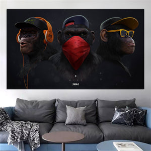 2021 New Three Music Monkey poster