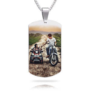 2021 Personalized Printing Colour Photo Necklace