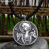 2021 Triple Wolf Viking Necklace