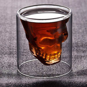 2021 Skull Double glass cup