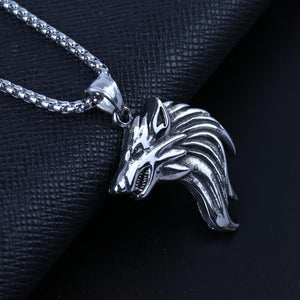2021 New Personality wolf necklace