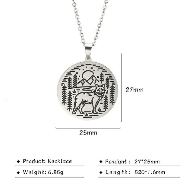 2021 New My Shape Wolf Animal Necklace