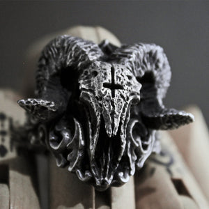 2021 Unique Gothic Satanic Skull Ring
