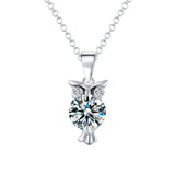 2021 New Zircon Owl Necklace For Women