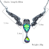 2021 New Owl Necklace Unisex Big Crystal