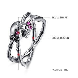 2021 New Popular Skull Silver Rings for Women