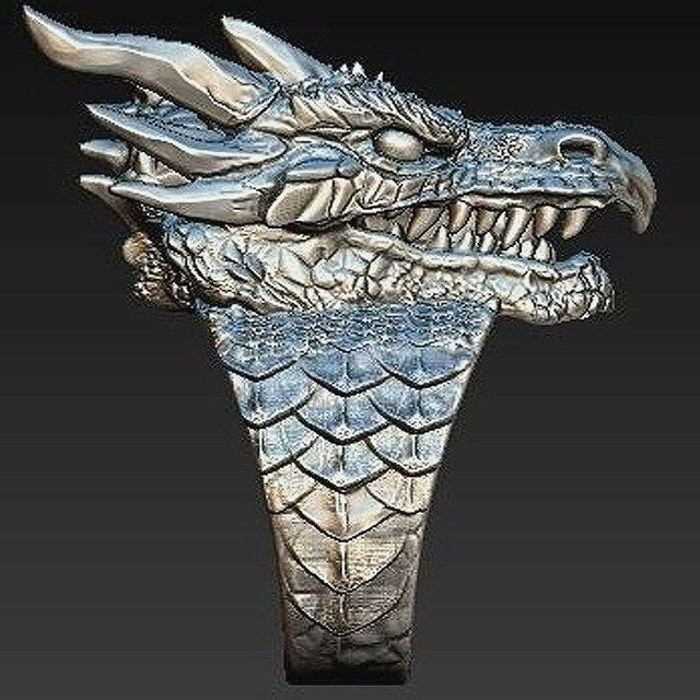 2021 New 3D Dragon ring