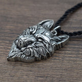 2021 Ferocious wolf head necklace