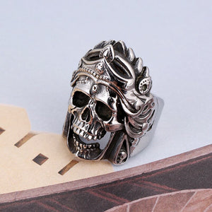 2021 New Men's Vintage Skull Ring