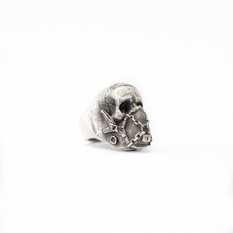 2021 New Gothic Skull Ring